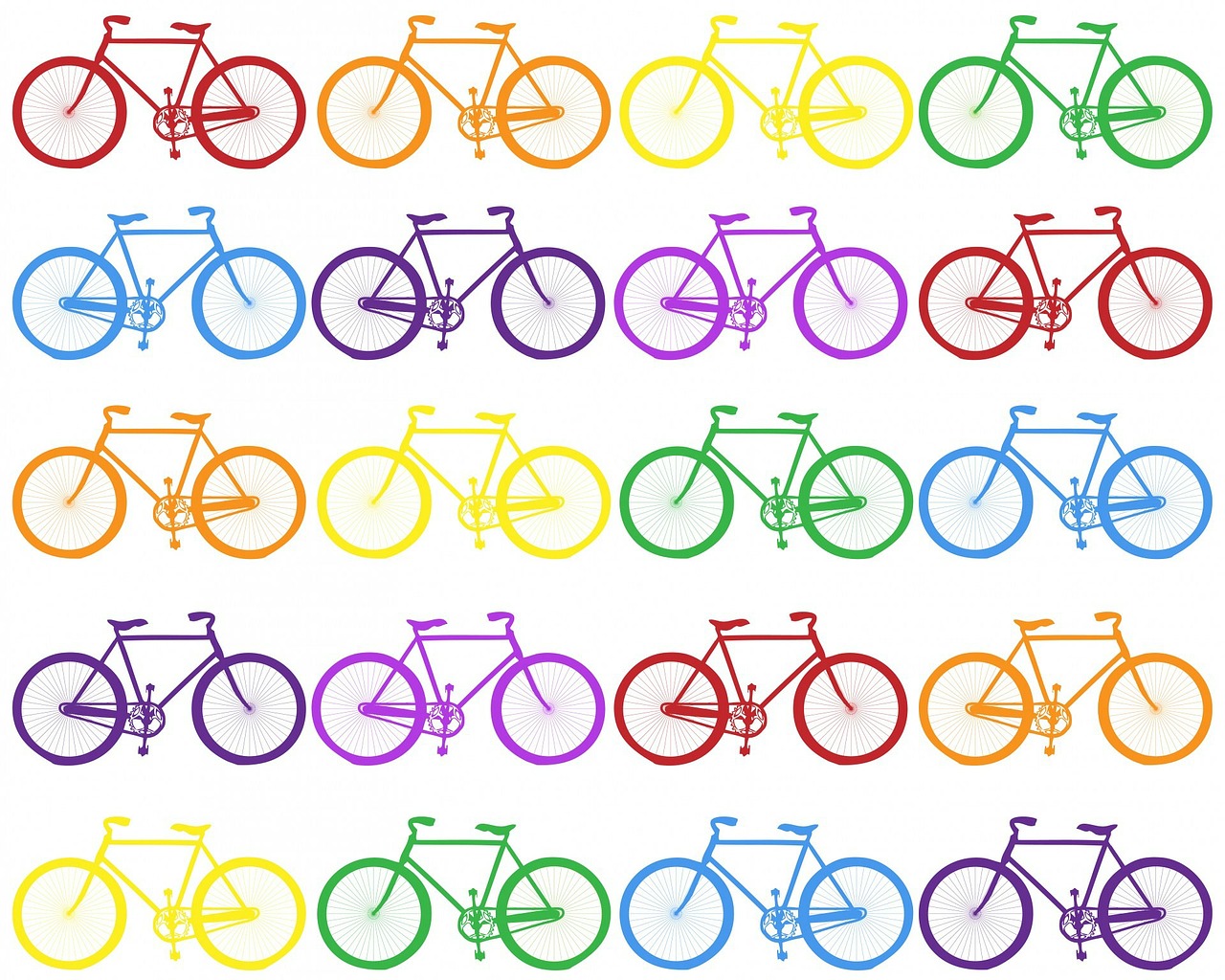 Rainbow Bikes