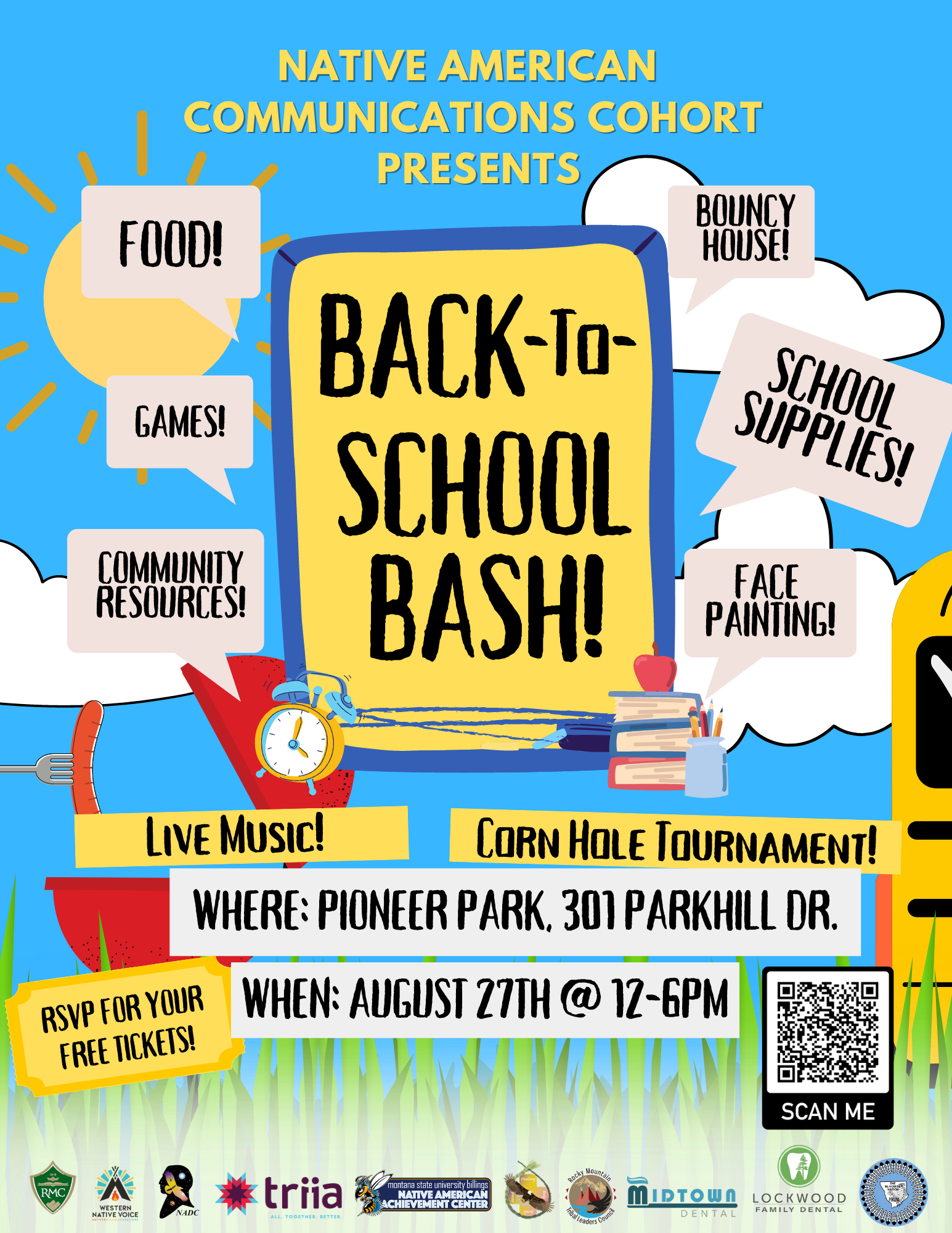 Back to School Bash Poster