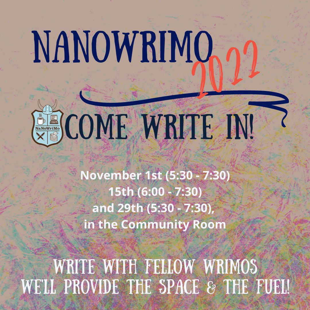 NaNoWriMo Come Write In slide (square)