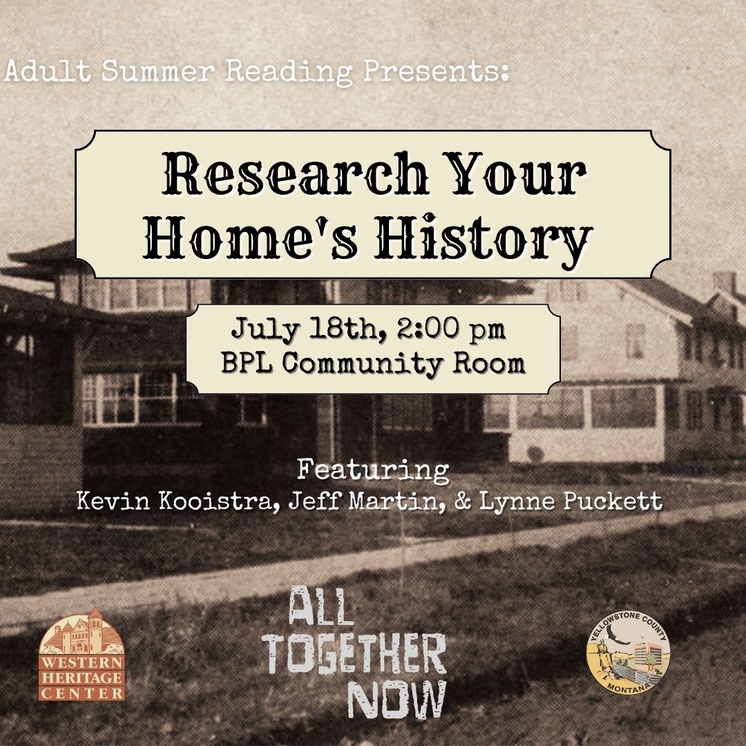 Research Your Home's History slide