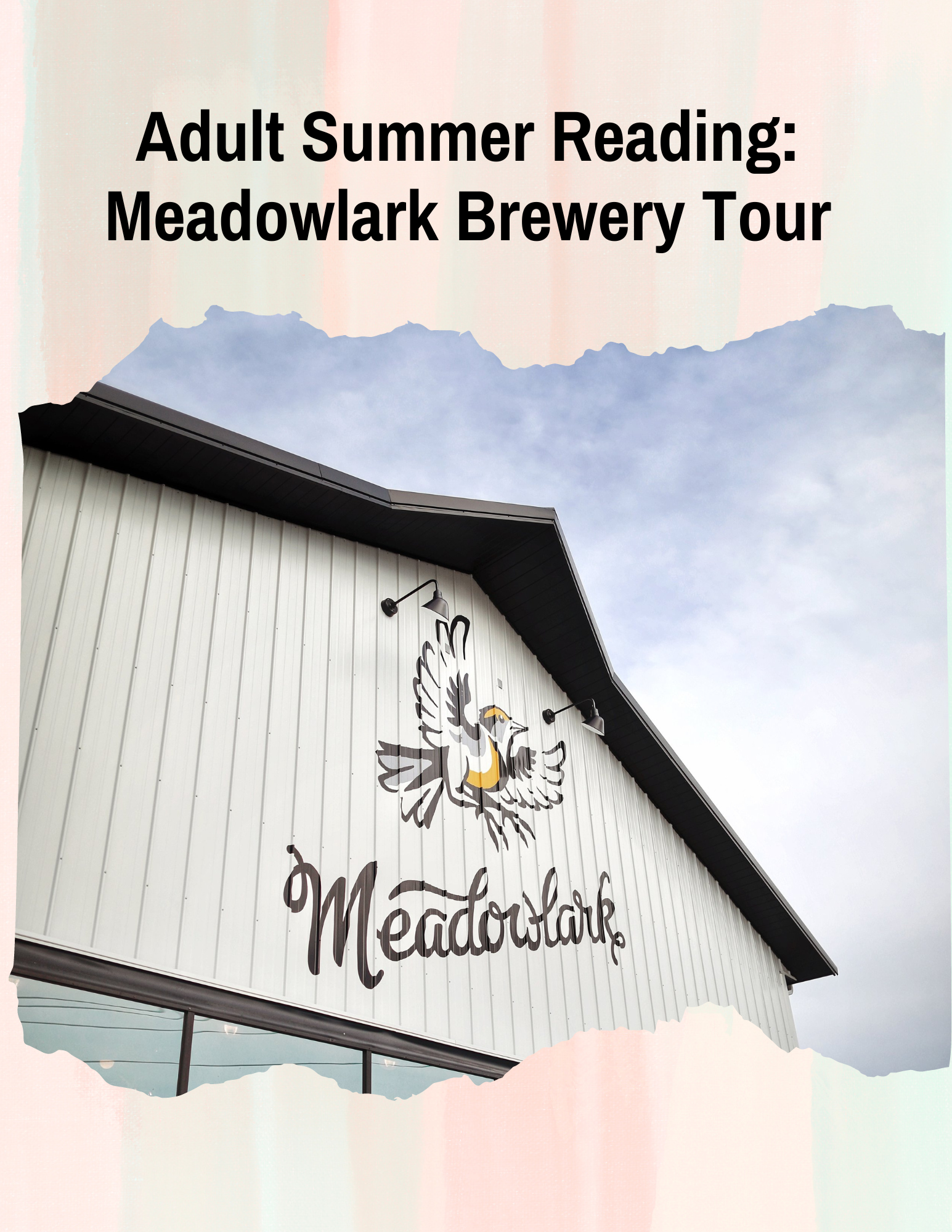 Flyer promoting a tour of the Meadowlark Brewery