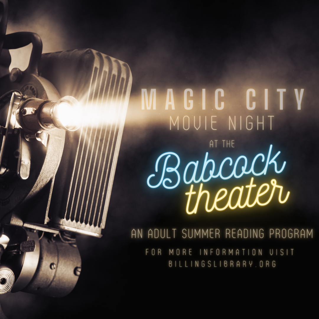 Flyer promoting an off-site program at the Babcock Theater 