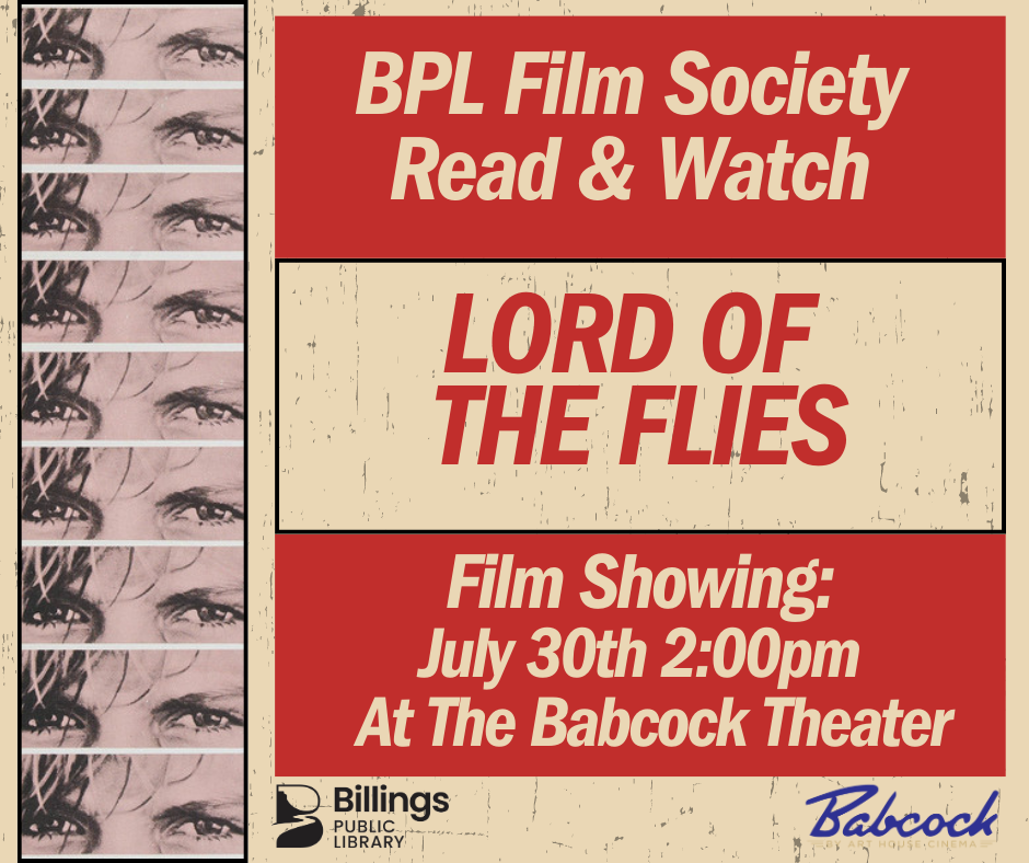 Image promoting the screening for the BPL Film Society's Read & Watch event