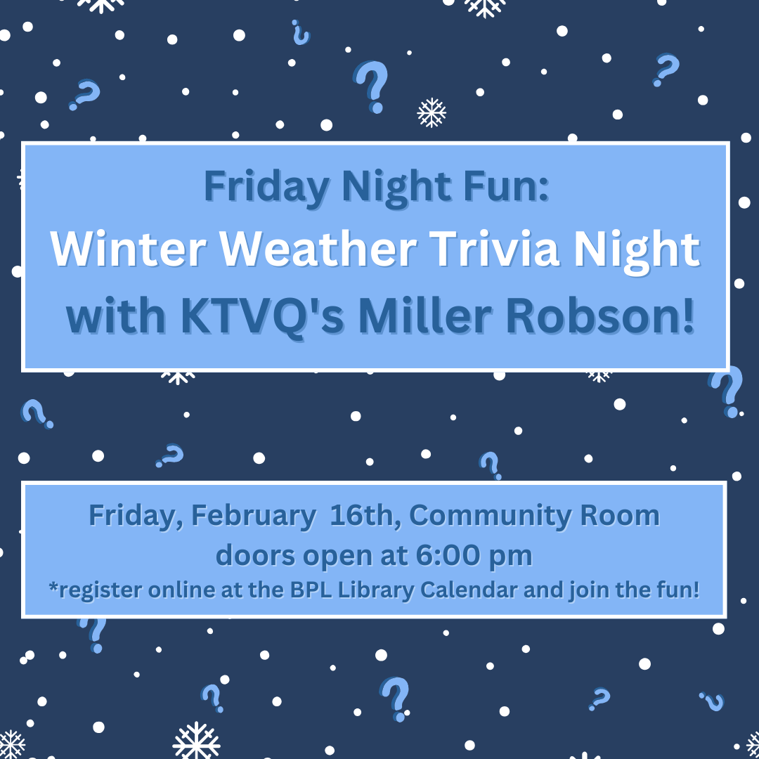 Winter Weather Trivia Night 