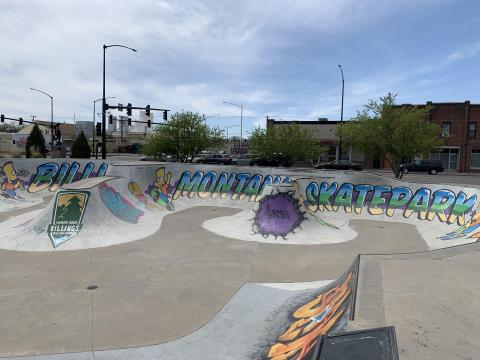 Image of the Downtown Billings Skatepark 