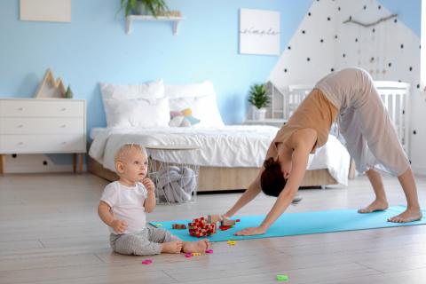 mom and baby yoga