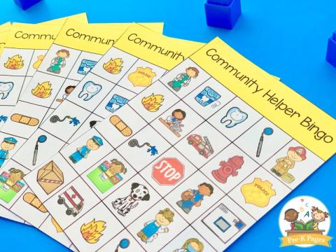 Community Helpers Bingo