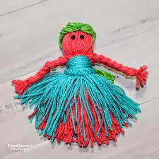 doll made from yarn