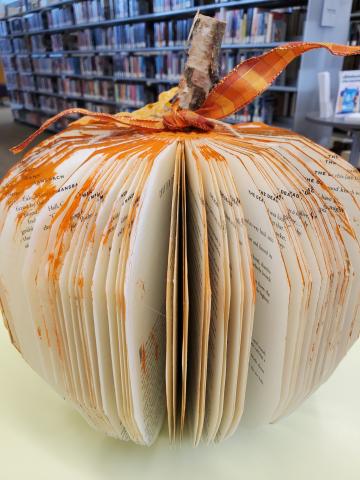 Book pumpkin