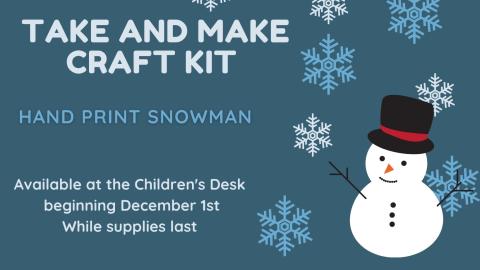 Snowman Take and Make Craft