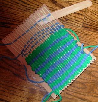 Card board loom