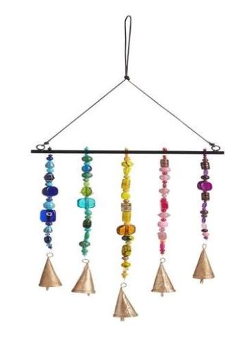 Pony bead windchime and suncatcher