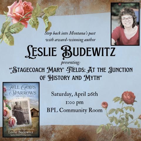 Leslie Budewitz Author Talk 