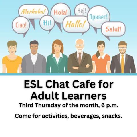 ESL Chat Cafe for Adult Learners - English as a Second Language