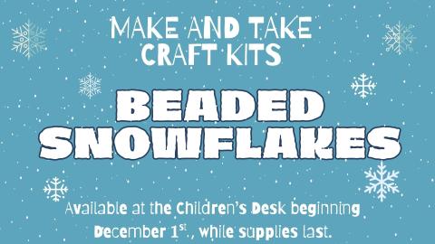 Beaded Snowflake Slide