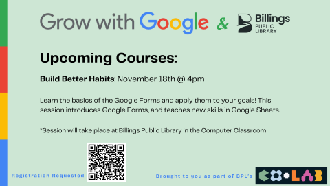 This image shows the Grow with Google course information. 