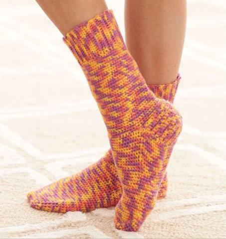 Bernat Basic Crochet Socks