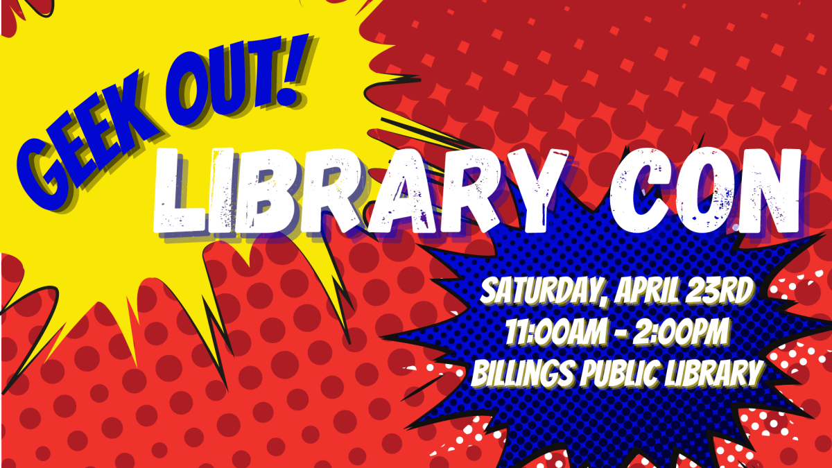 A poster image for BPL's Geek Out! Library Con