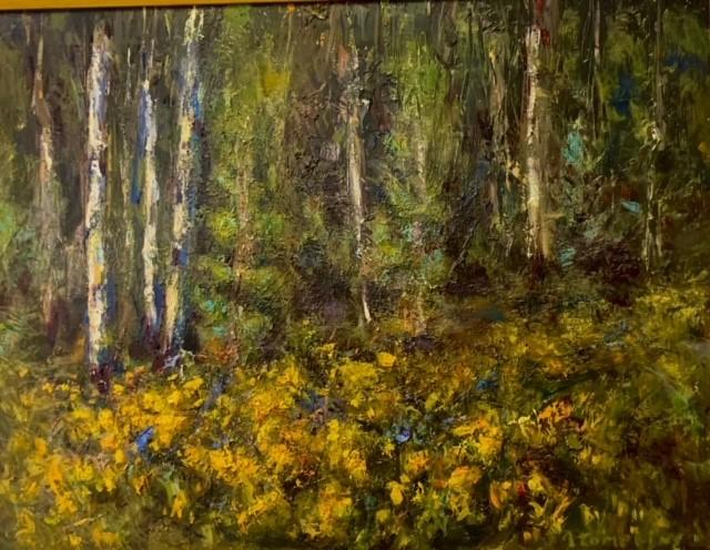 Painting entitled Grand Mesa