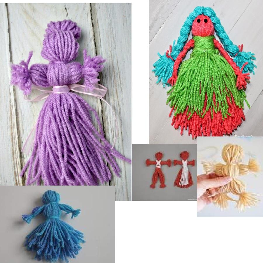 Yarn dolls