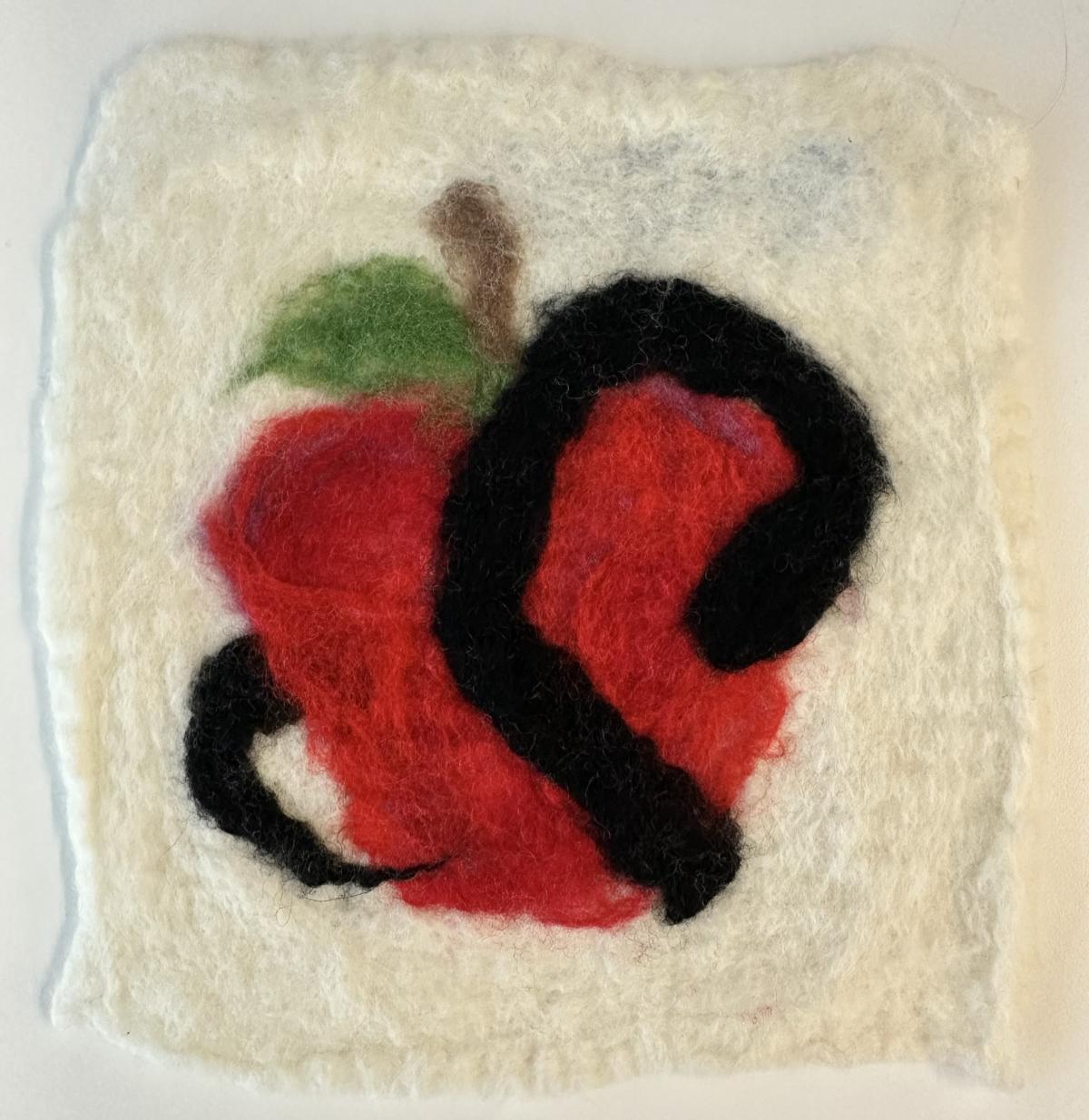 felt apple