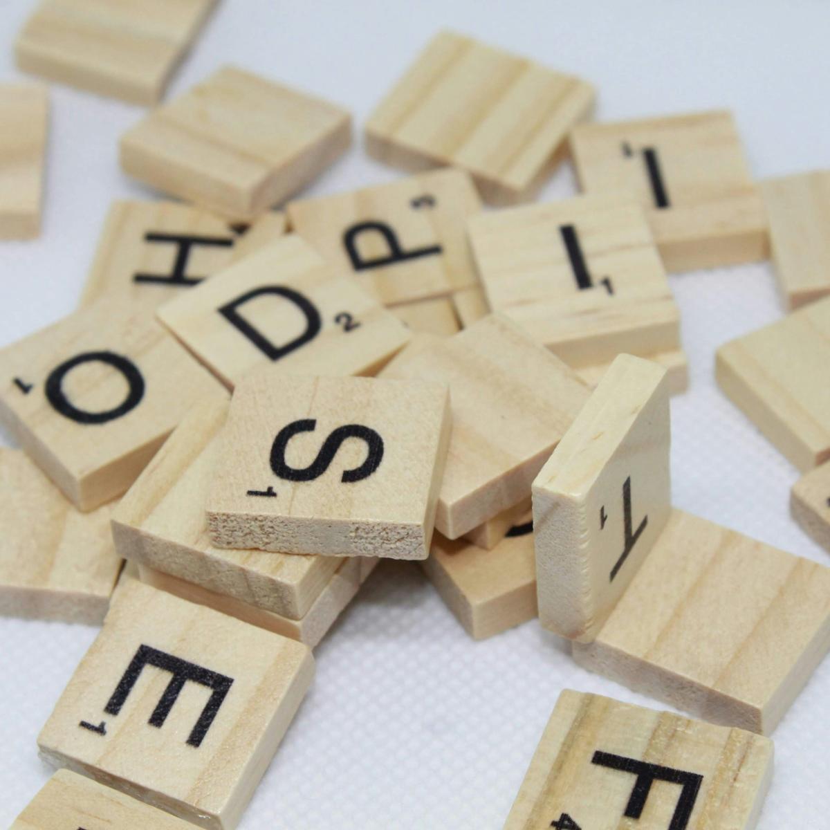 scrabble tiles