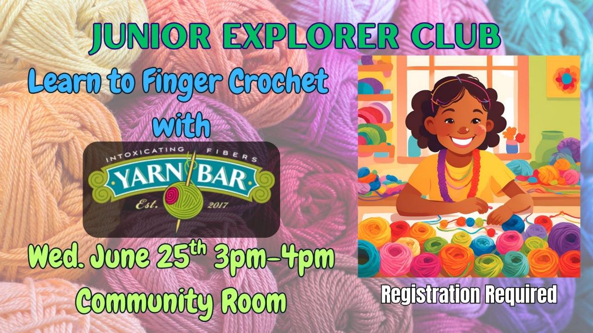 yarn bar finger crochet