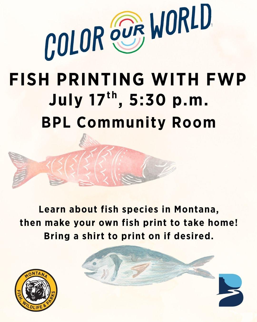 Fish Printing with FWP 